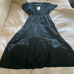ZARA new with tags linen black maxi dress